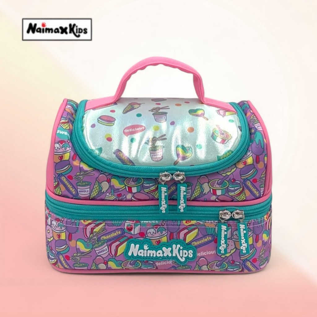 Naimax Kids Tas Bekal Anak Perempuan Tas Makan Anak Sekolah TK SD Lucu Karakter Sweet N