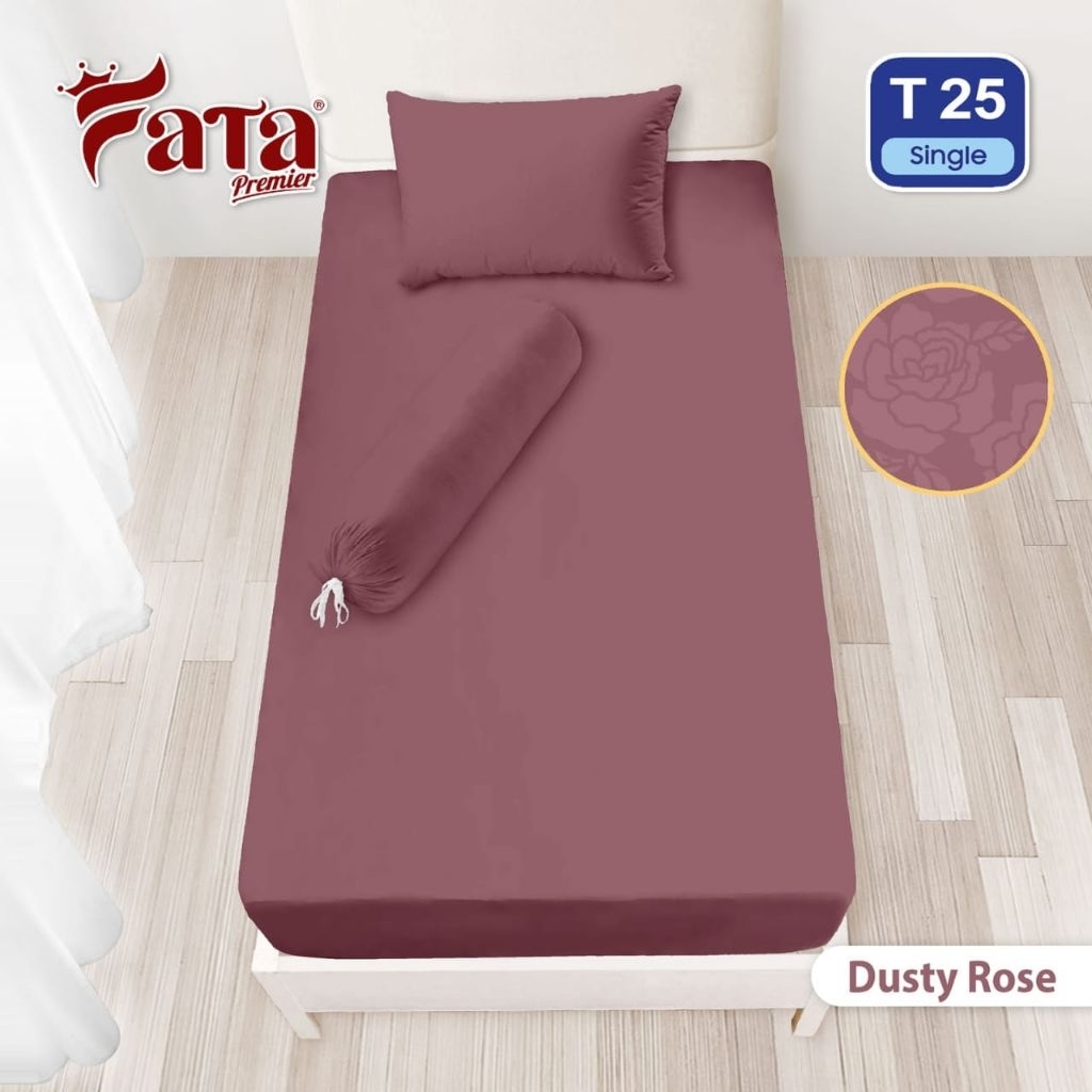 Fata - Sprei Polos Embos Dusty Rose Single 90x200 /100x200 cm