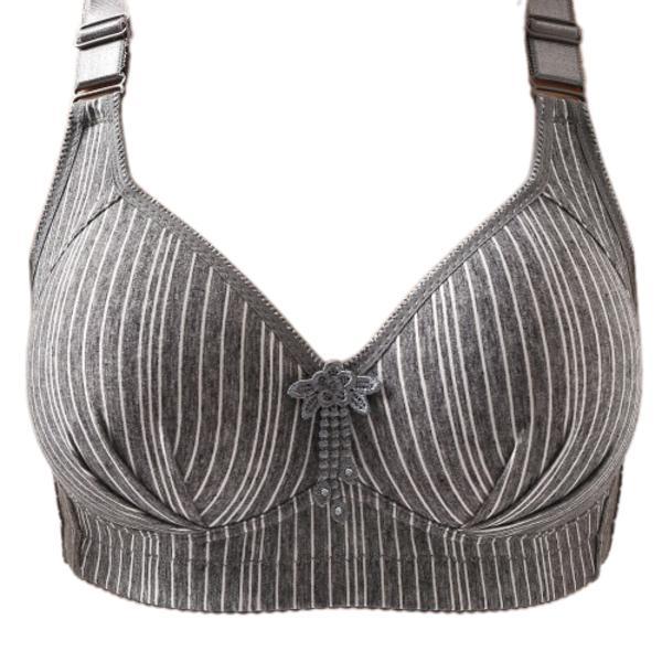 Bh Bra Wanita Bh Jumbo tanpa kawat Bh busa tipis cup besar kait 4 Bra Big Size B095