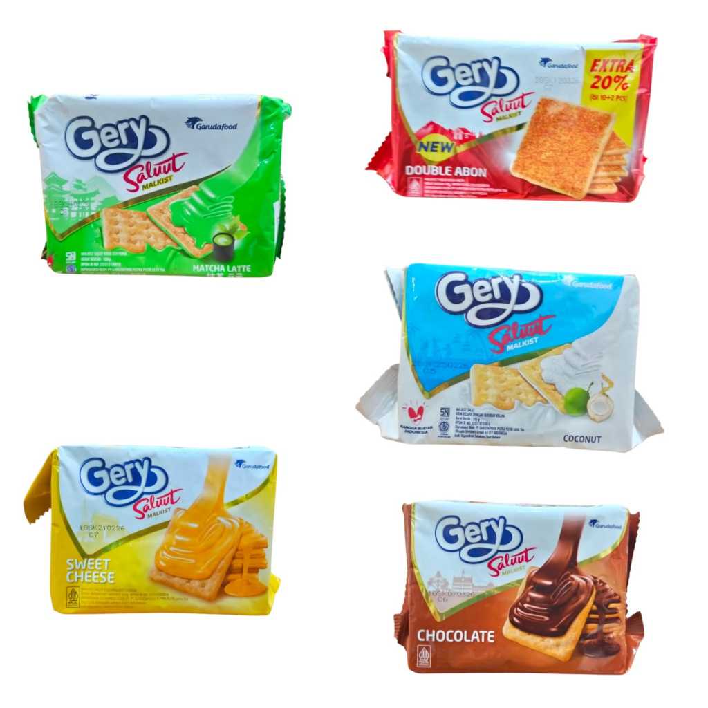 

Gery Saluut Malkist 90gr/100gr/105gr - Cemilan / Makanan Ringan / Snack