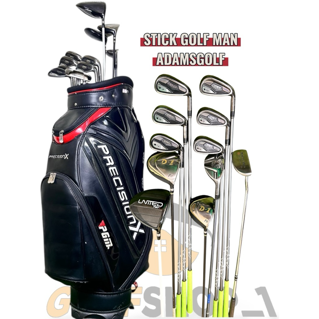 Stick Golf Man Idea Adamsgolf Second Original Shaft Graphite Flek Reguler Fullset Bag Golf Set Stick