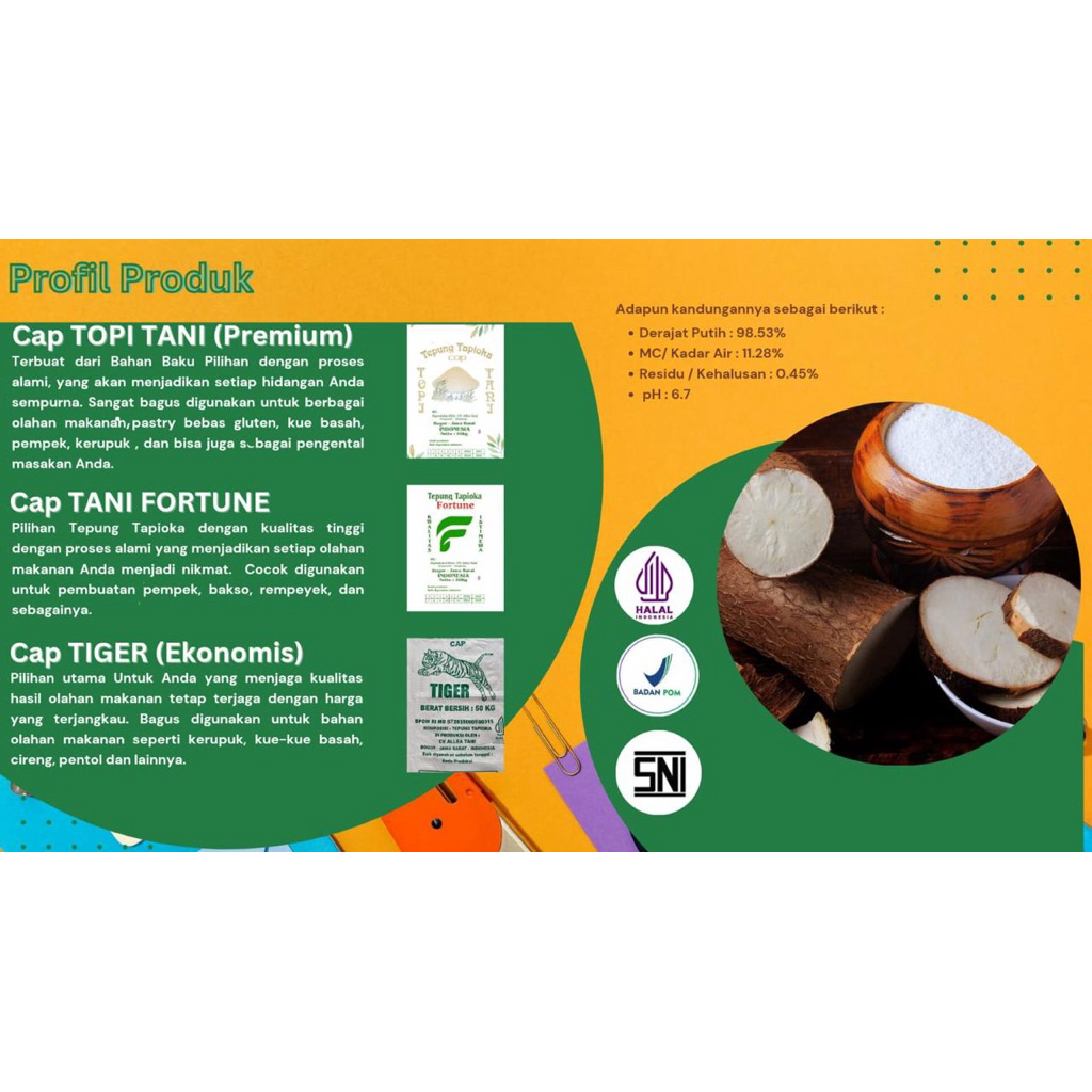 

Tepung Tapioka Tiger ( Ekonomis )