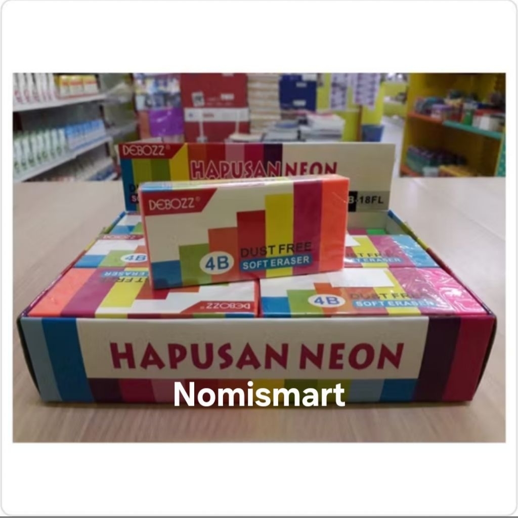 

Penghapus / Stip / Eraser / Hapusan Neon Jumbo Debozz 4B DB-18FL