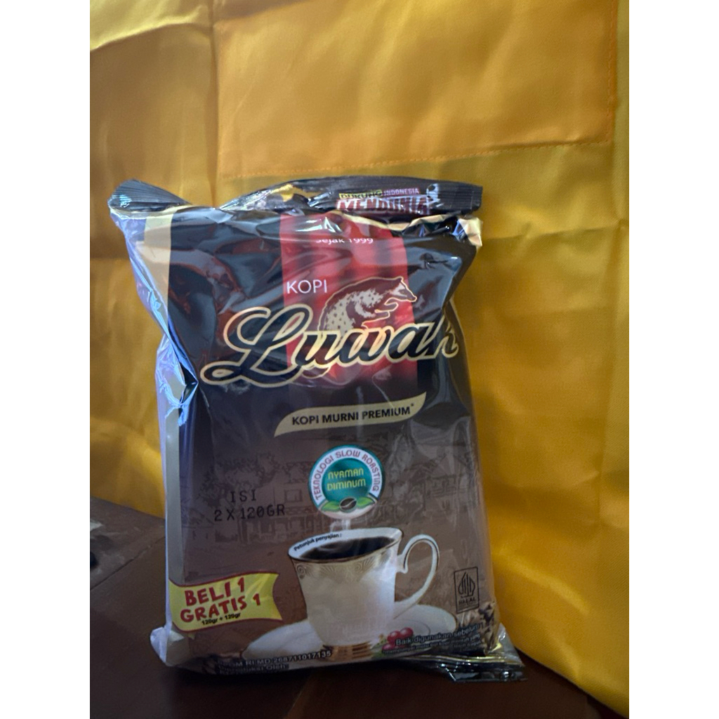 

KOPI LUWAK MURNI 120GR BELI 1 GRATIS 1