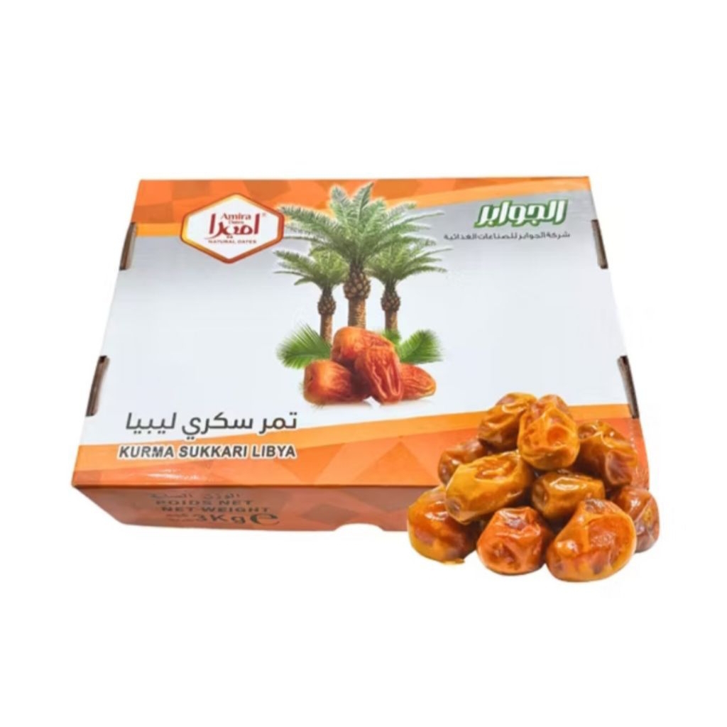 

Kurma Sukari Libya 3Kg Grade A Premium | Kurma Raja Sukkari Oleh Oleh Haji dan Umroh / Sukkari Libya