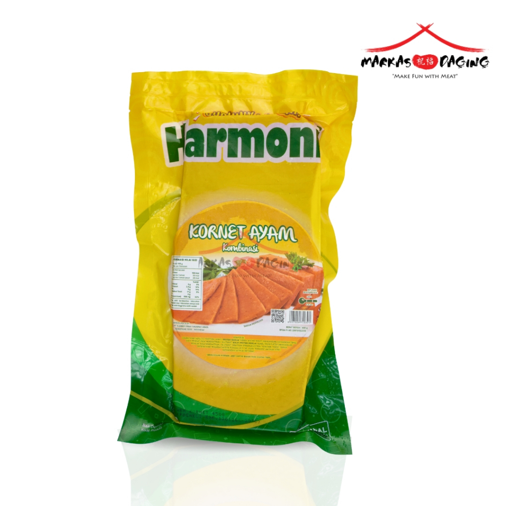 KORNET AYAM HARMONI 450GR CHICKEN CORNED LUNCHEON HALAL - Markasdaging