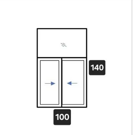 jendela sliding aluminium dan kaca mati free packing kayu