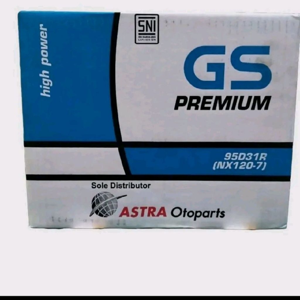 Aki Mobil GS Premium 95D31R NX120-7 Aki Mobil Strada Delica Hyundai Dll