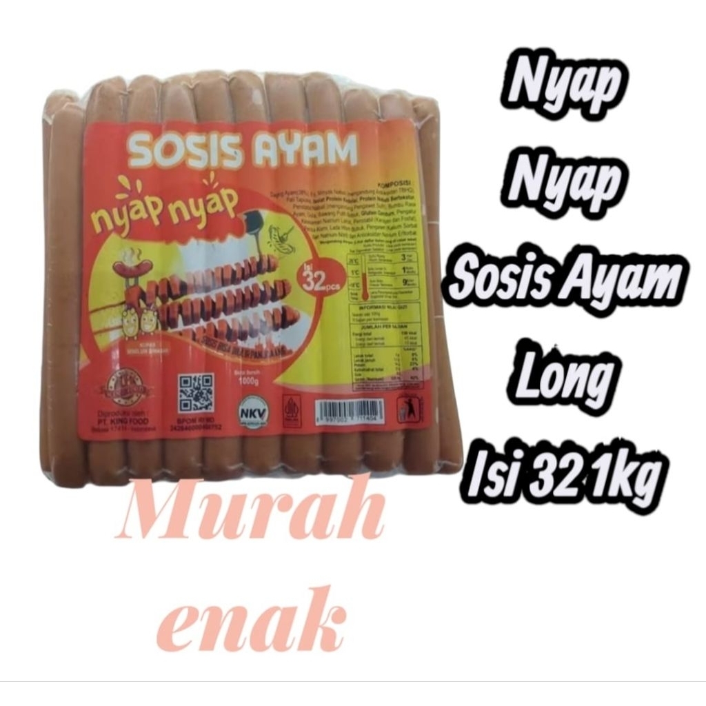 

Nyap Nyap Sosis Ayam Long Isi 32