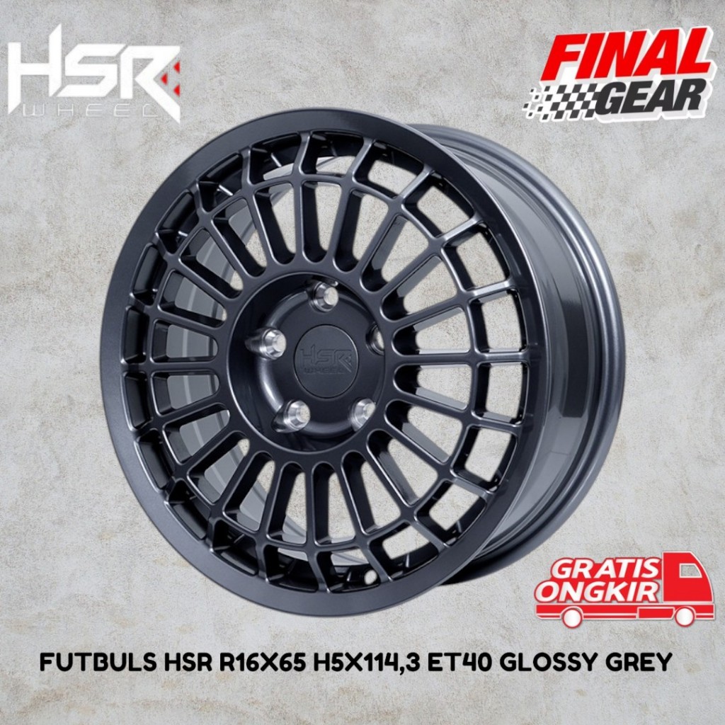 promo velg hsr r16 lebar 65 et 40 pcd 5x114,3 /diskon velg hsr r16 untuk terios rush erv innova dll