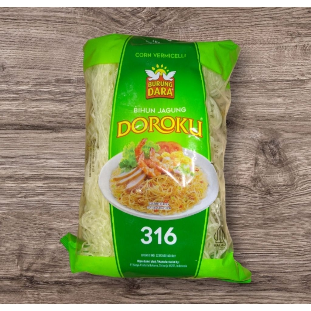 

Bihun Jagung Doroku Burung Dara 316g