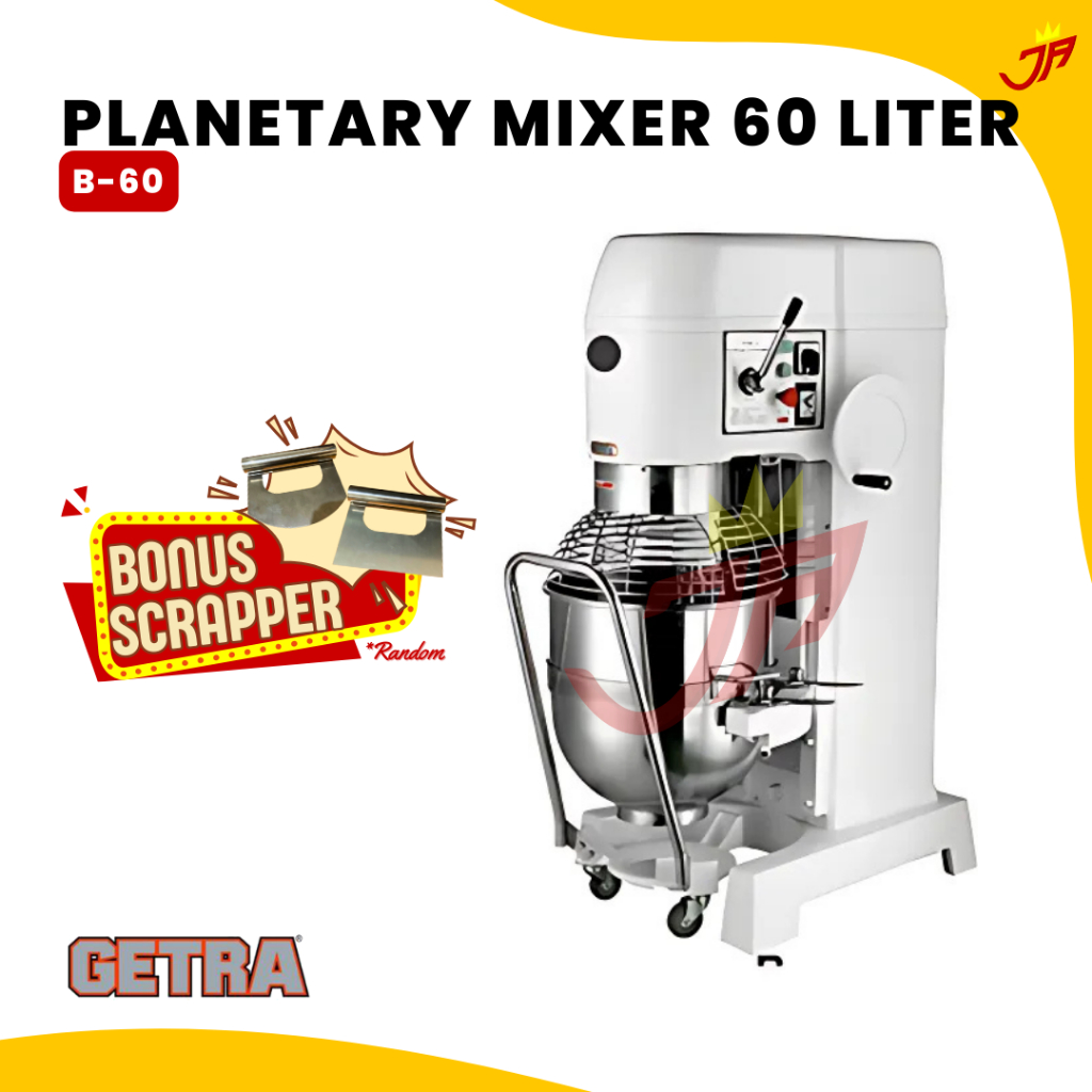 GETRA Planetary Mixer B-60 Getra /Mixer  B60/Mixer Roti 60 Liter