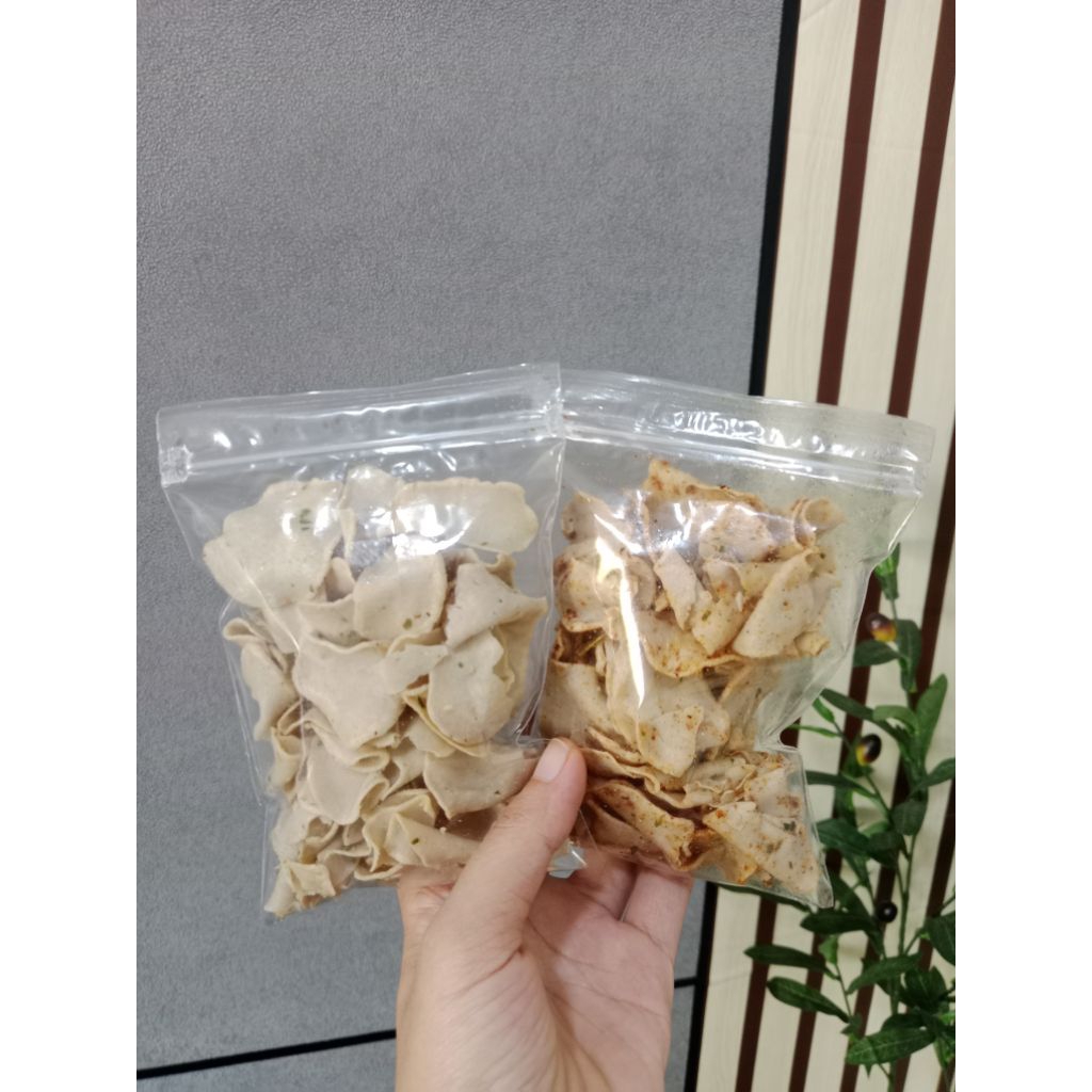 

BASRENG DAUN JERUK MINI 50 GRAM ENAK GURIH RENYAH HOMEMADE FRESH