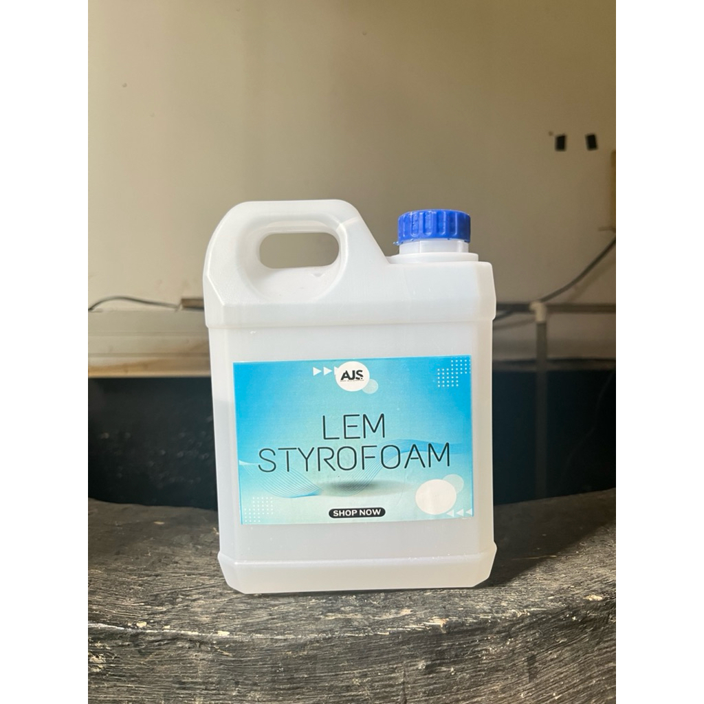 

Lem Styrofoam | Lem Cair Bening | 800 ML