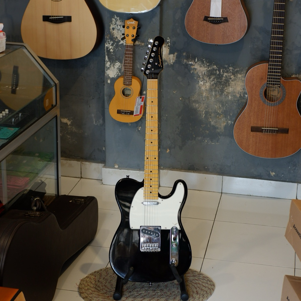 Gitar Scorpion ST130 Black Elektrik Guitar Telecaster