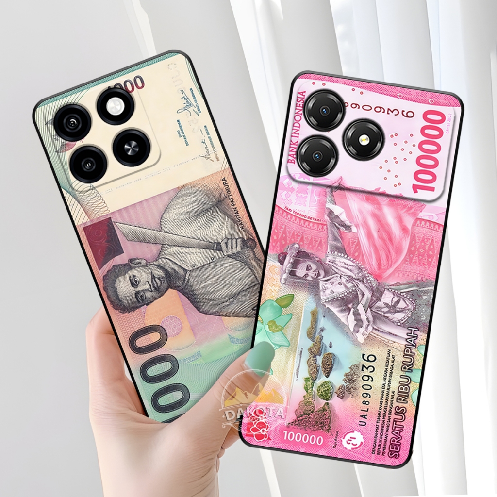 DAKOTA | Casing Silikon Hp ZTE Blade A36 | ZTE Blade A56 UV Printing Gambar Uwang| Case Lentur grati