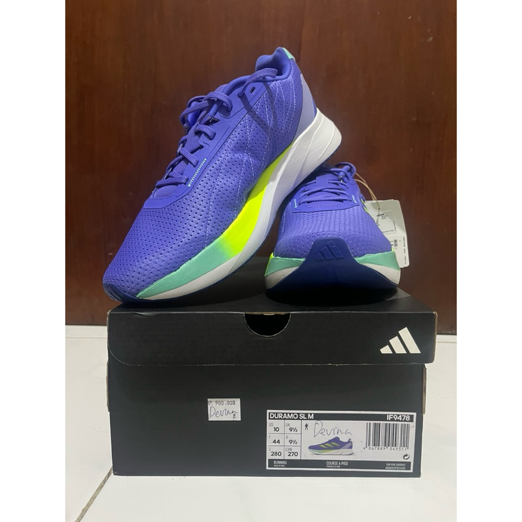 sepatu adidas duramo sl uk 44 original sportstation 100% ori