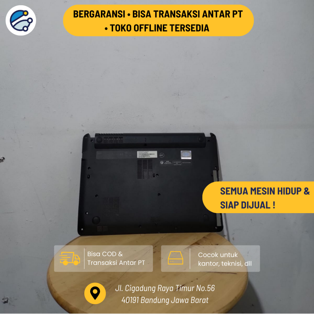 Switch On Off Laptop + Kabel Power / Tombol Power Laptop Internal / Power Button Laptop Copotan / Wi