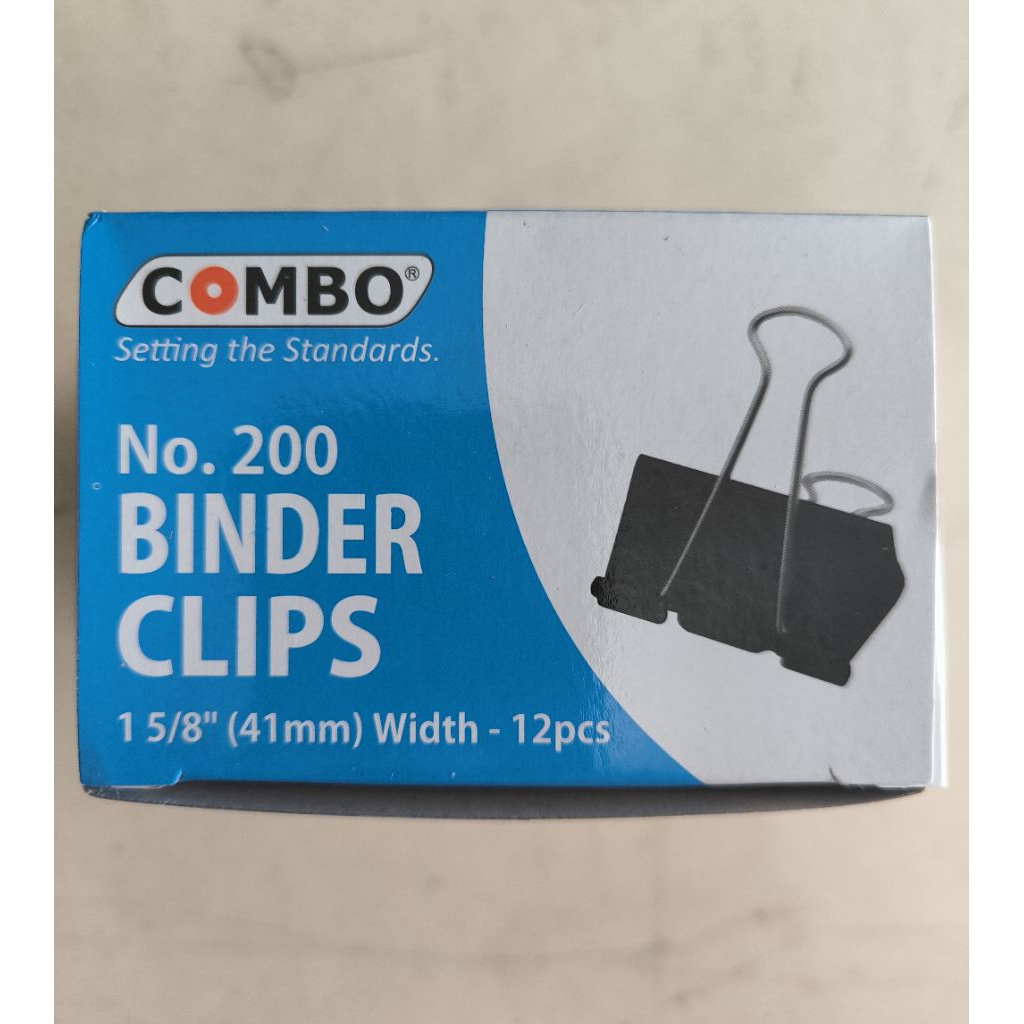 

Binder clips Combo No.200 perkotak(12pc)