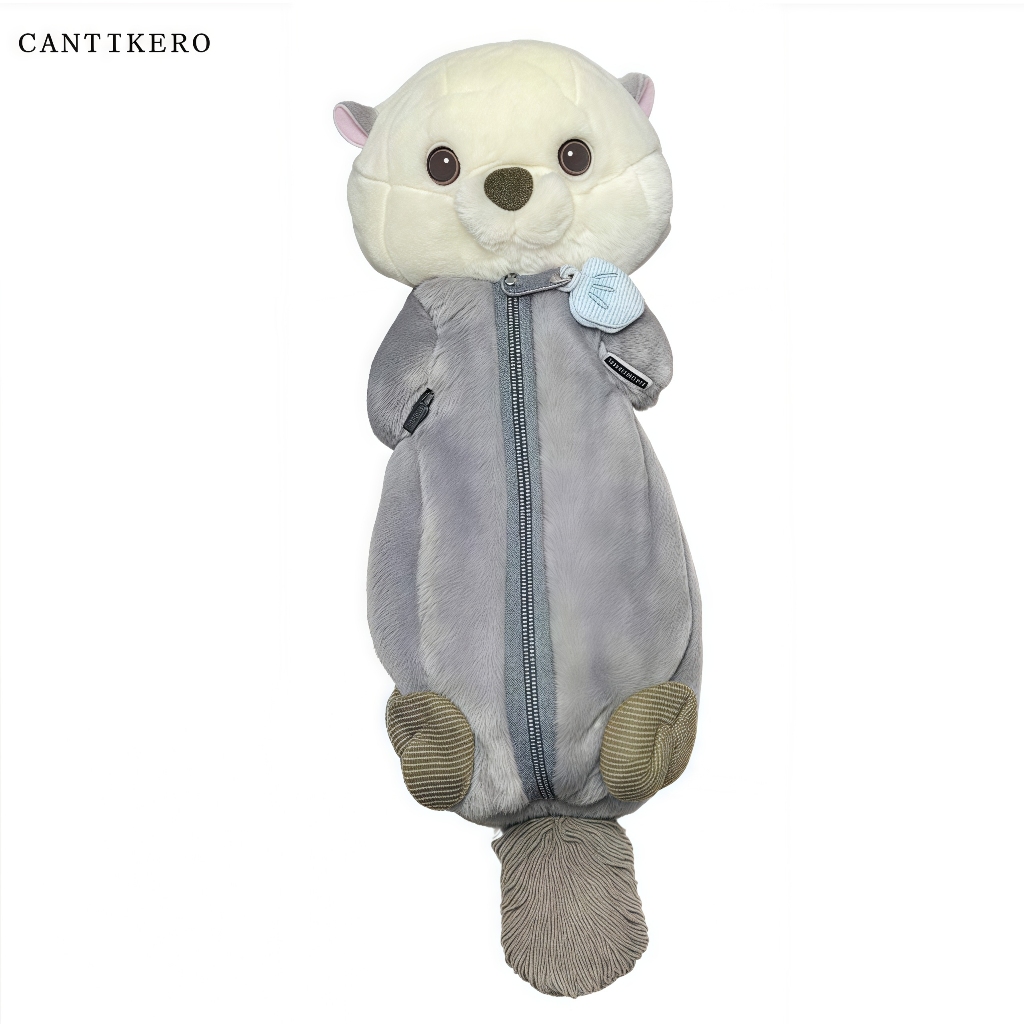 

[ COD ] Tas Pensil Korea Berang-berang laut Lucu Kotak Pena Boneka Mewah Multifungsi Cartoon Animal Pensil Case CANTIKERO