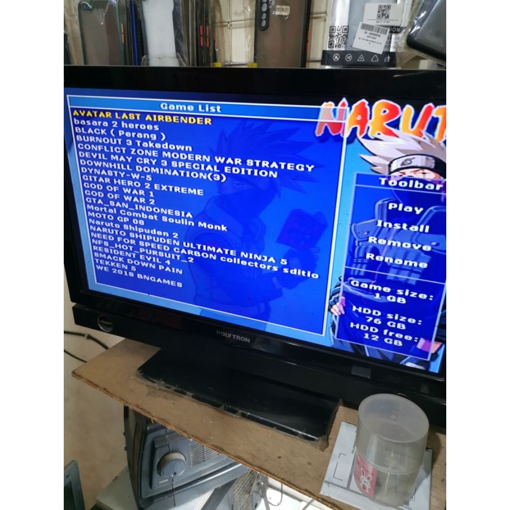 hardisk ps 80gb full game type ata