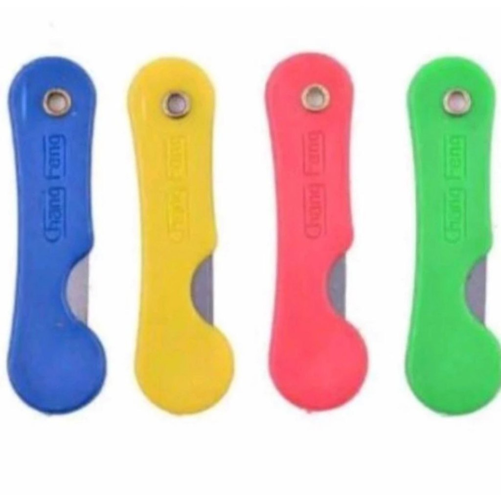 

SILET LIPAT Pemes Pisau Saku Cutter Mini Pensil Knife varian warna - Biru