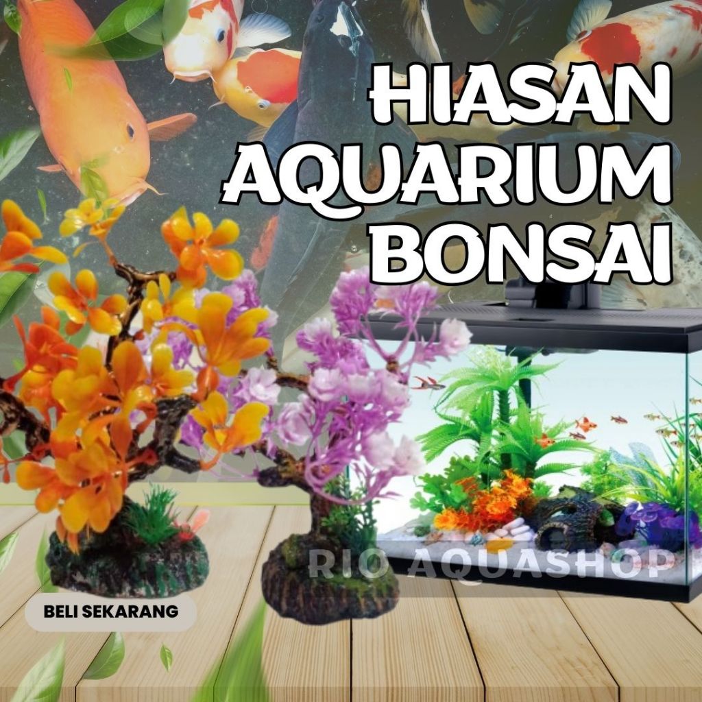 Promo Hiasan Dekorasi Aquarium - Bonsai Besar