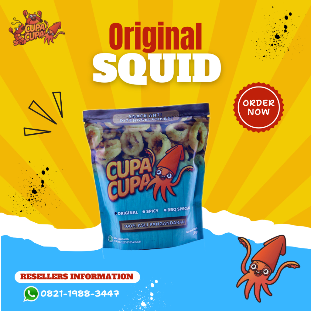 

Cupa Cupa Snack Crispy Squid Original
