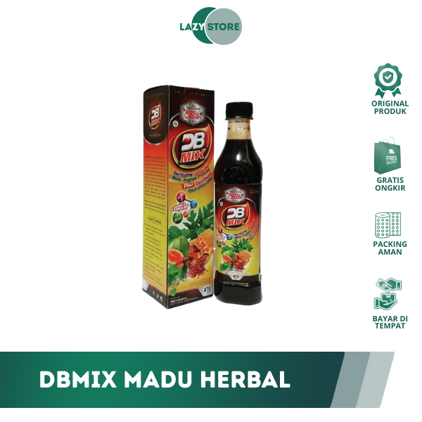 

DBMIX MADU HERBAL – sari kurma + anggak + jambu biji + daun pepaya | ramuan alami penambah trombosit & HB | cocok untuk DBD, typus & anemia | jamu halal & BPOM
