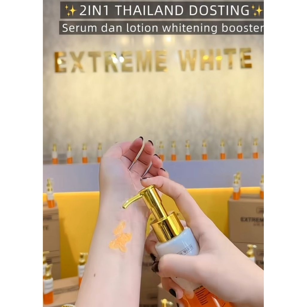 Lotion Pemutih Badan Serum Lotion Hb Dosting Thaiand  skincare Pemutih Badan Permanen Body Serum aha