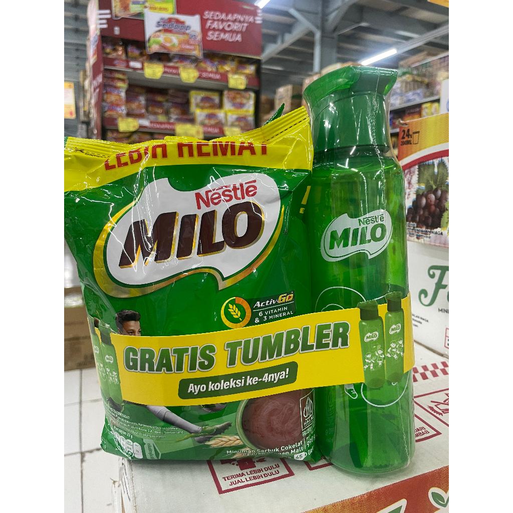 

MILO ACTIV-GO | KEMASAN 990 GR | GRATIS BOTOL MINUM (STOK TERBATAS)