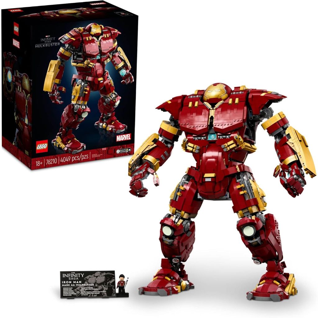 LEGO Marvel Hulkbuster 76210 Building Set - Avengers Movie Inspired Building Set with Minifigure, Au