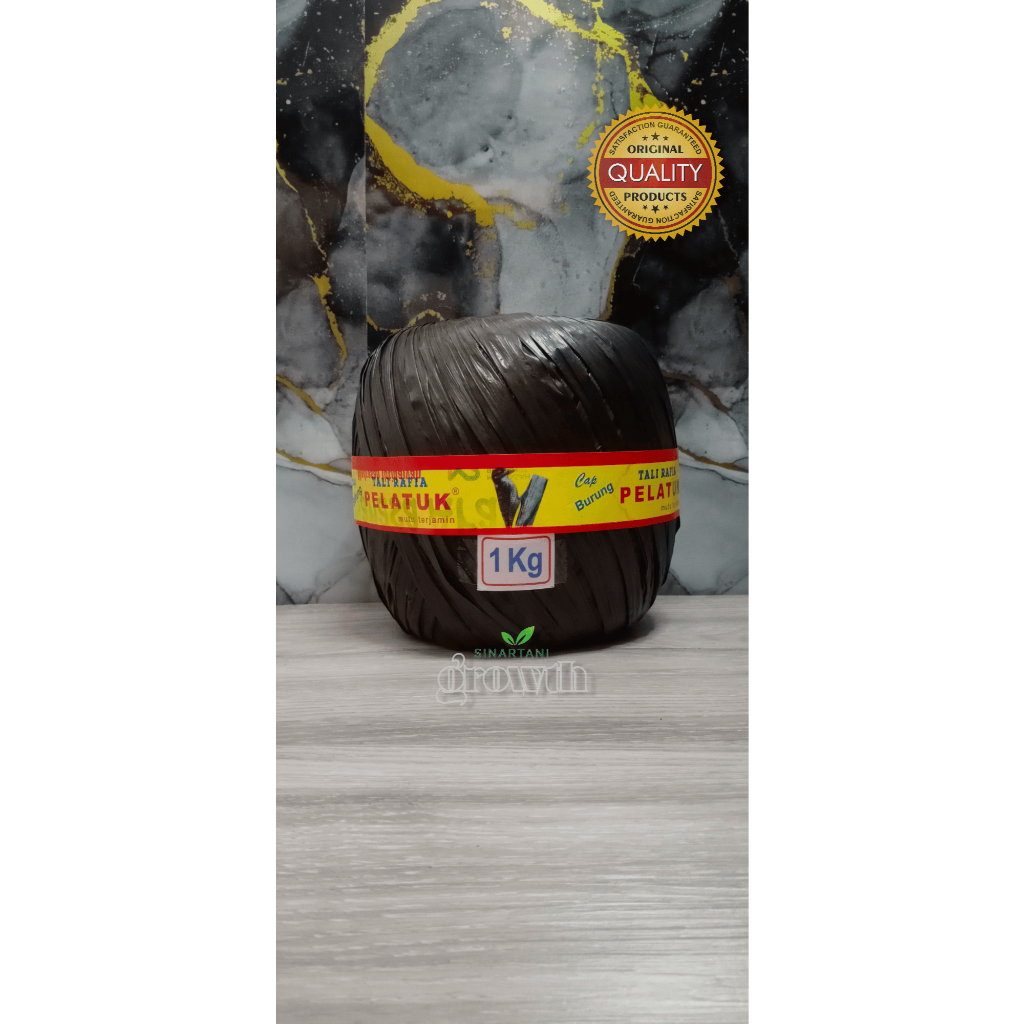 

Tali Plastik Rafia Cap Burung Platuk 1KG Asli