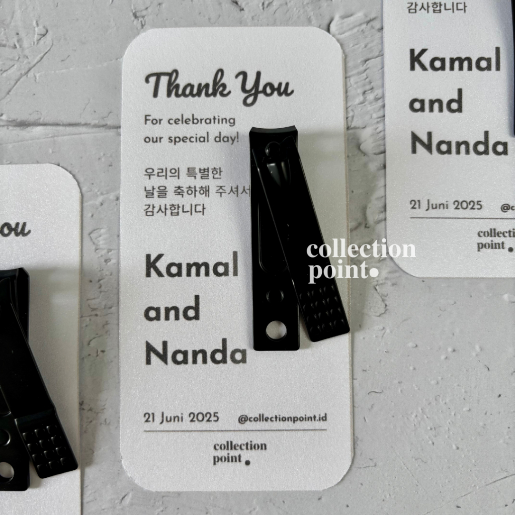 Souvenir Pernikahan Aesthetic Jepit Kuku/Guting Kuku