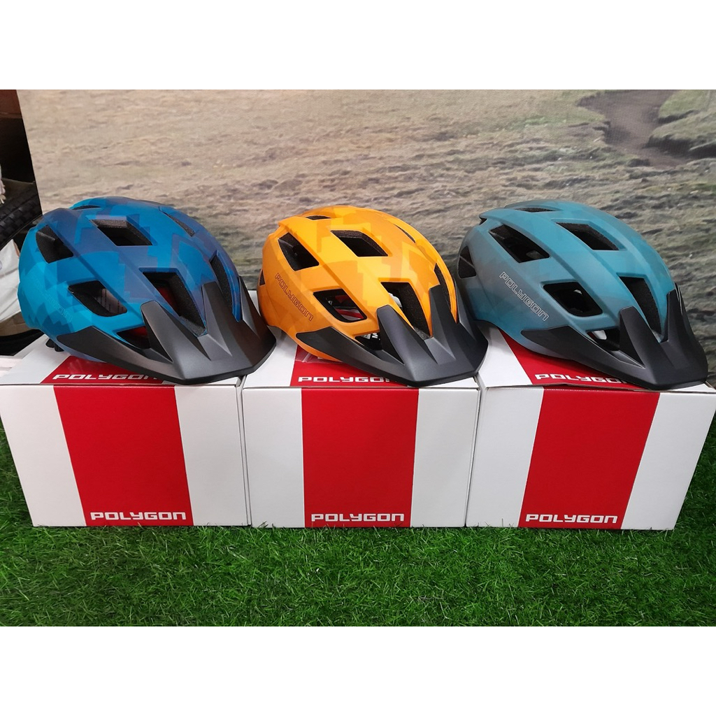 HELM / HELMET SEPEDA POLYGON CLIFF / BASALT Untuk Sepeda MTB / GRAVEL