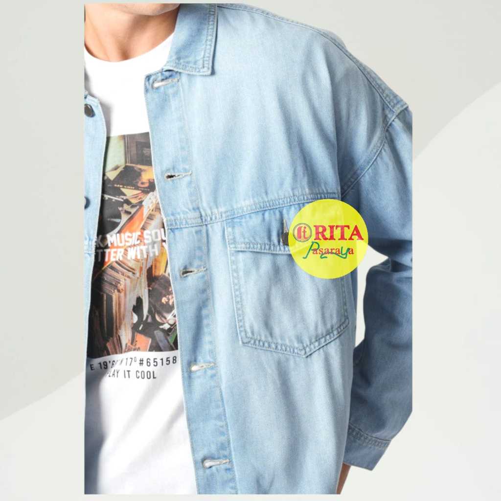 Emba Jaket Jeans Pria
