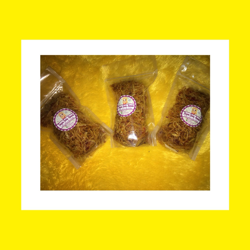 

keripik singkong/ kentang mustofa sambal rujak tangan sedap mamah