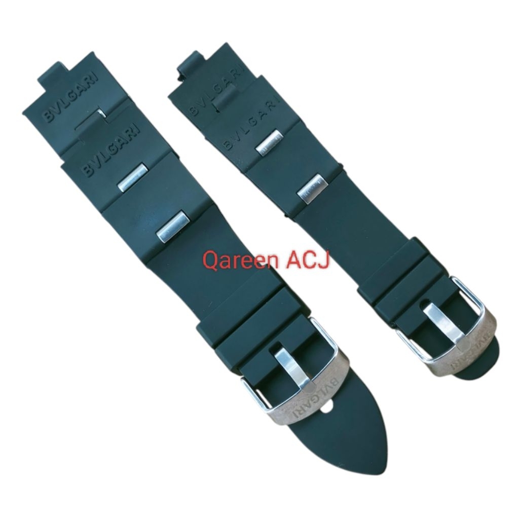Tali Jam Bvlgari Bulgari Diagono AL38A Strap Jam Tangan Bulgari Rubber