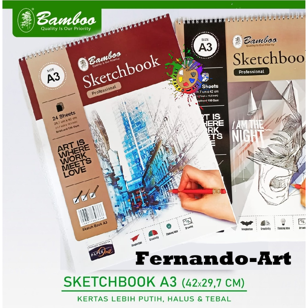 

BN - Sketch Book Spiral Bamboo A3