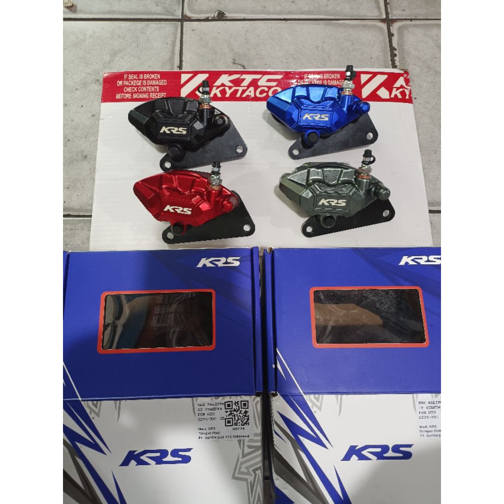 kaliper krs 2p mio depan c2ps-k01 kaliper krs mio 2 piston disc standar depan kaliper  mio 2 piston 