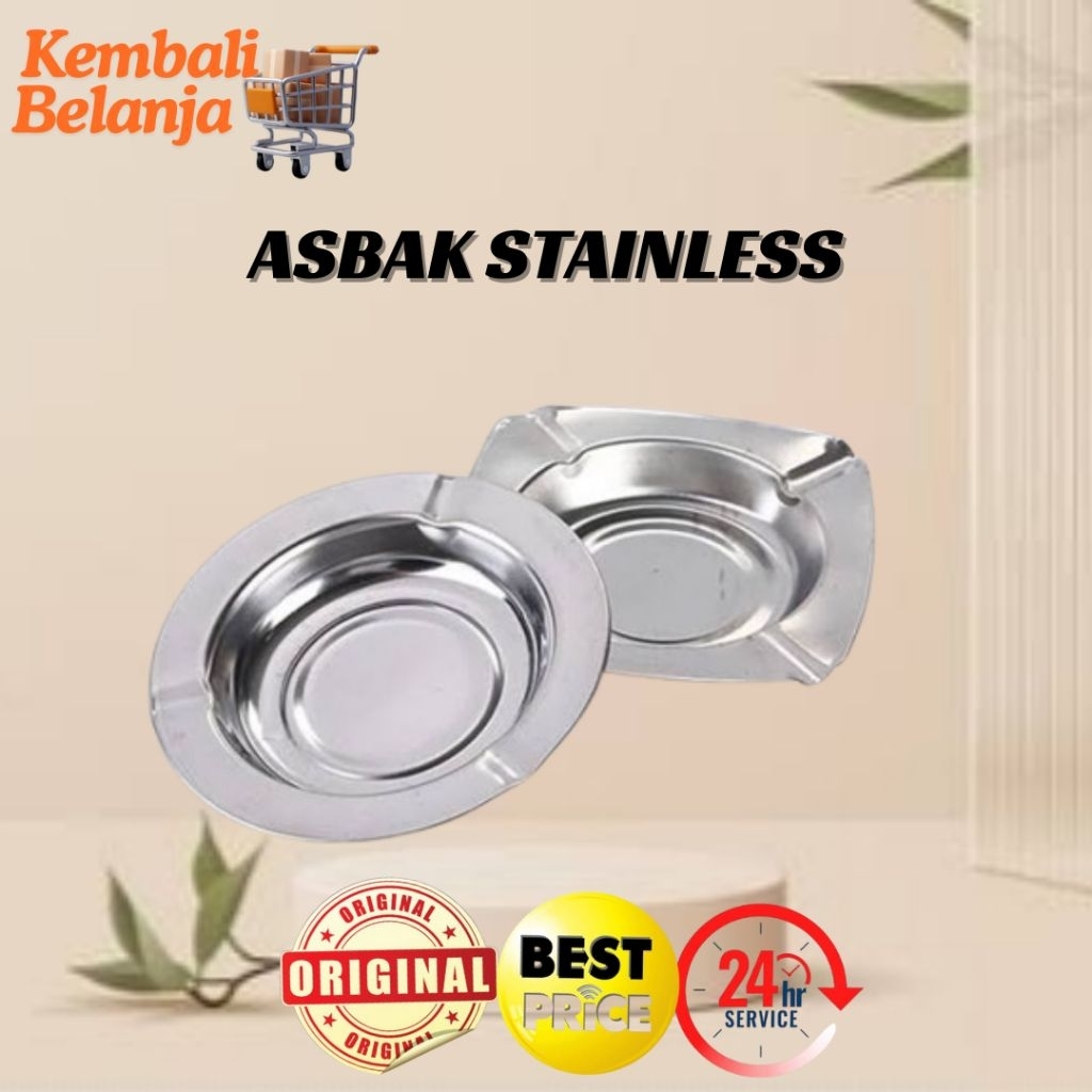 Asbak Stainless Steel/ Asbak Mangkok / Asbak Alumunium/ Stainless Ashtray