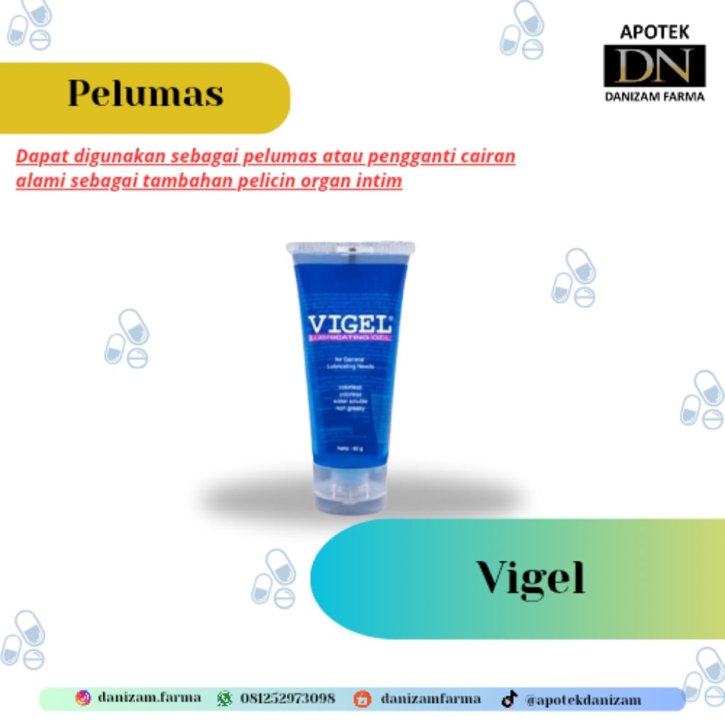 Vigel Pelumas Intim Gel Lubricant Pria Wanita Cairan Pelicin Seksual Pelumas Hubungan Tahan Lama