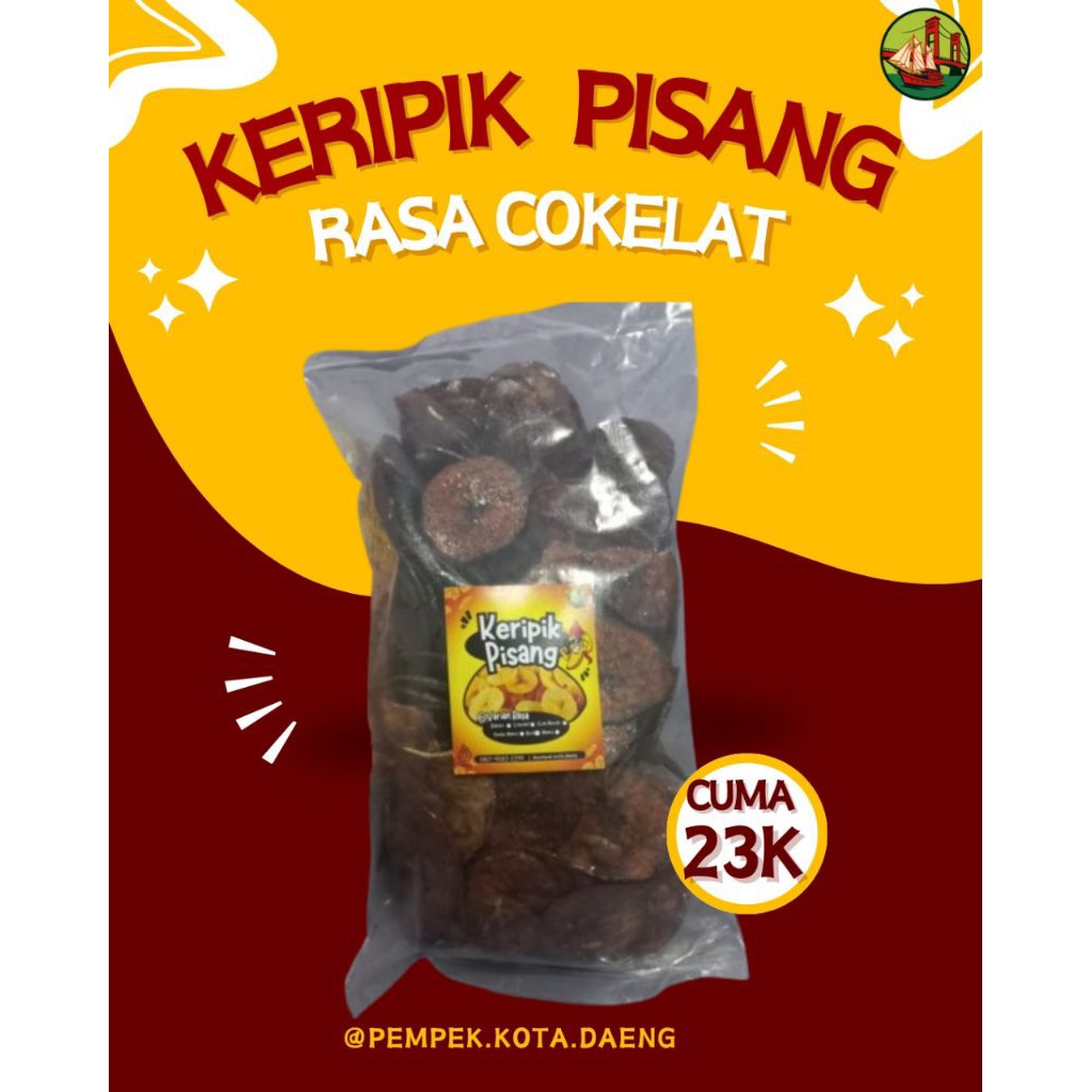 

KERIPIK PISANG RASA COKELAT (250gram)