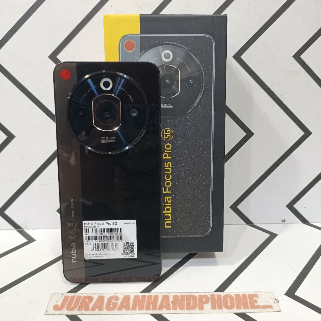 ZTE NUBIA FOCUS PRO 5G 8/256GB HP BEKAS SECOND FULLSET