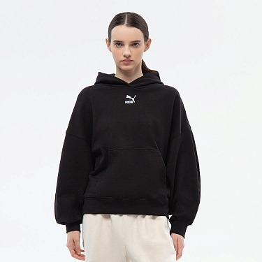 PUMA Jaket Hoodie Wanita Classics Oversized Hoodie Tr 535684 01