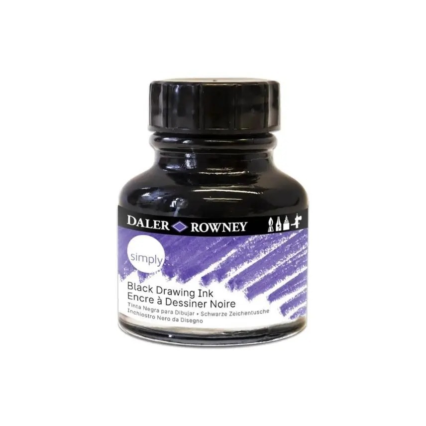 

Daler rowney black drawing ink / indian ink 29,5ml