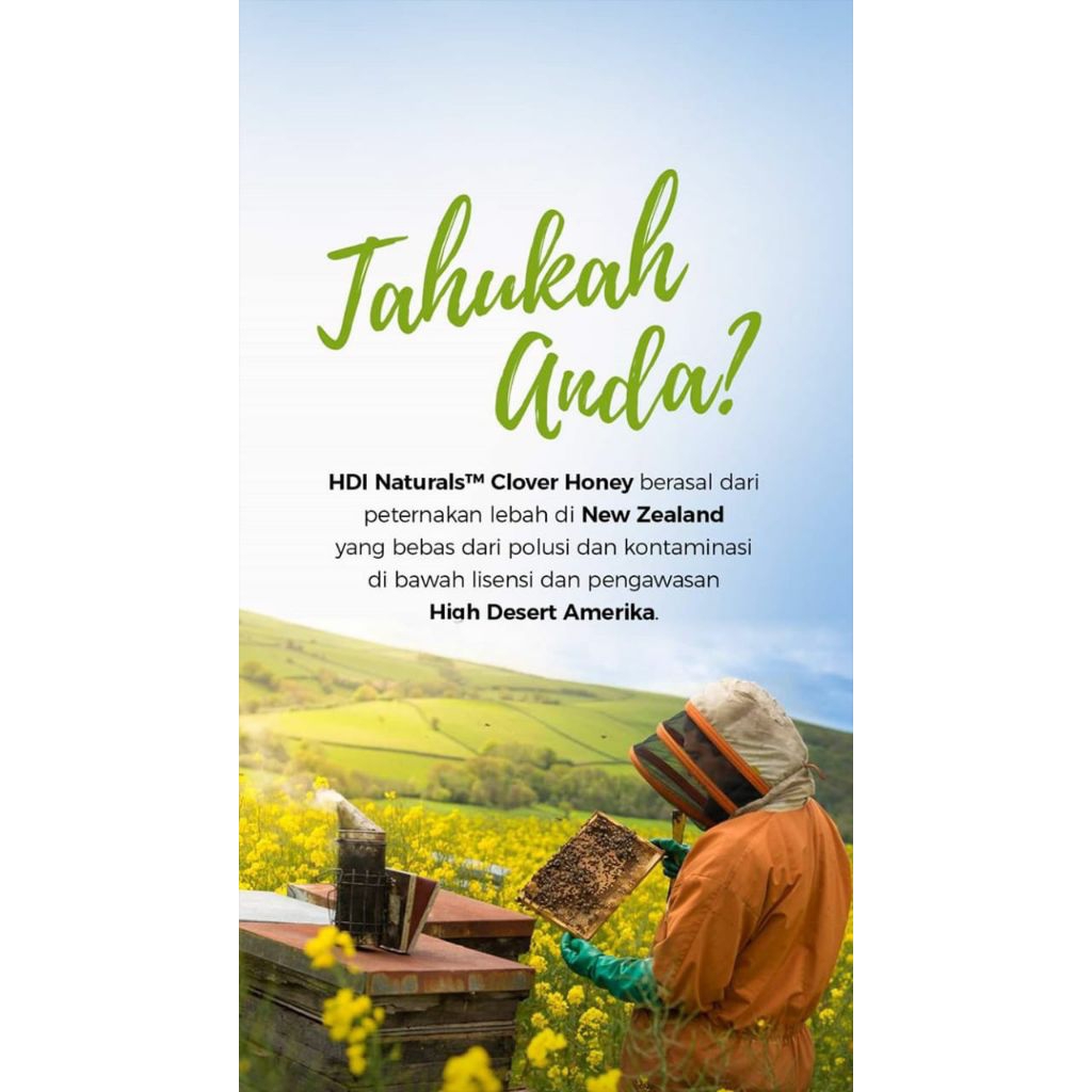 hdi clover honey madu kesehatan