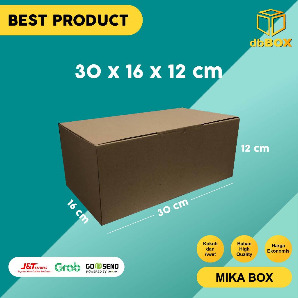 

(10pcs) Kardus Uk.30x16x12 ....Die Cut kotak Kue, snack -aksesoris-dll model box pizza