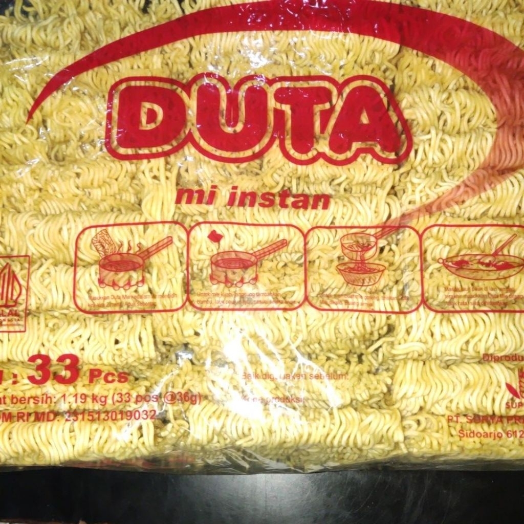 

DUTA mie instan isi 33 pcs