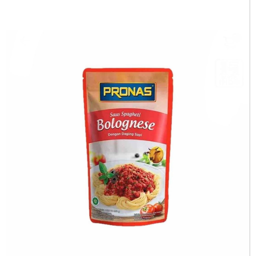 

pronas sauce bolognese sapi pouch 315 gram